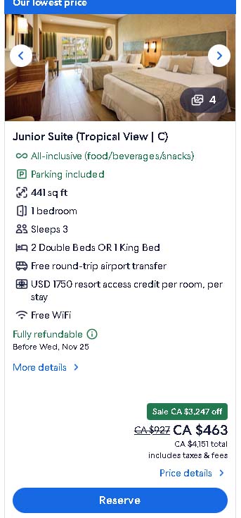 Other platform price